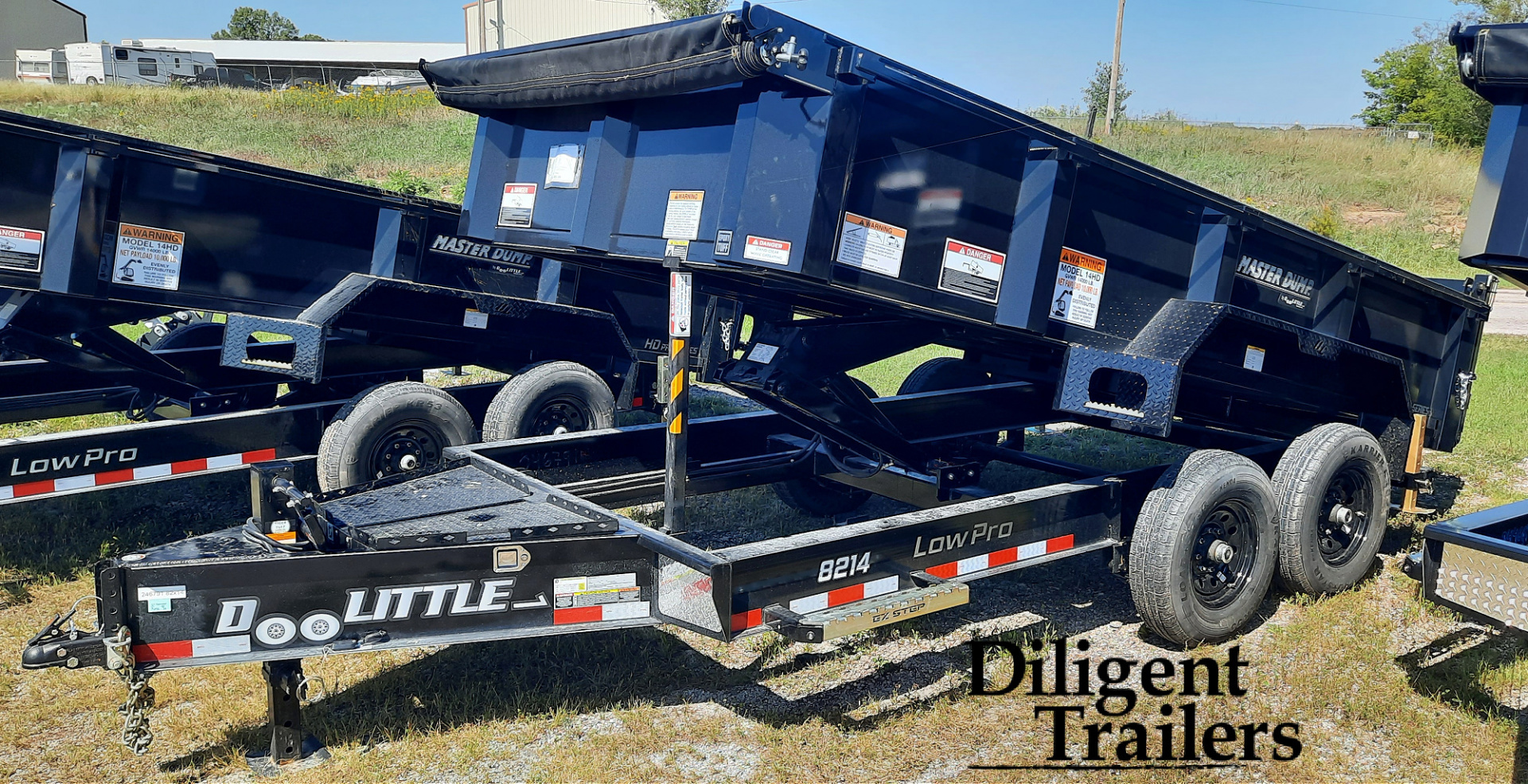 New 2026 Doolittle Trailers 82"x14' Dump Trailer