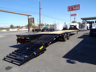 New 2026 Big Tex Trailer * 22GN-40D5A * 40ft Tandem Dual Wheel Gooseneck Trailer W/ Mega Ramps