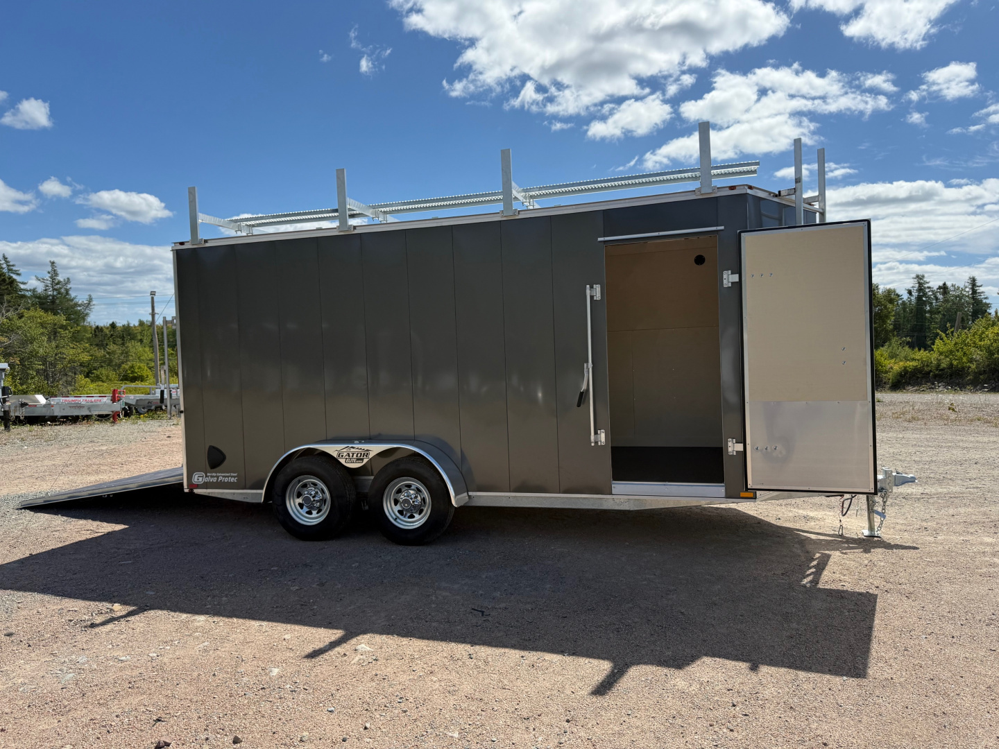 New 2026 2350GATOR ELITE 7 x 16 Contractor with ramp door Cargo / Enclosed Trailer