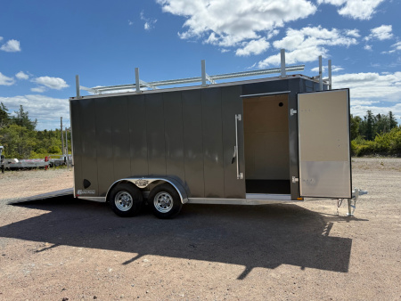 New 2026 2350GATOR ELITE 7 x 16 Contractor with ramp door Cargo / Enclosed Trailer