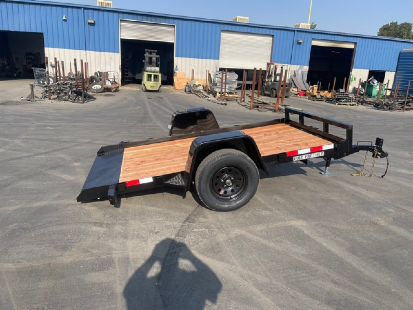 New 2025 Iron Panther 5.5'x10' Tilt Car / Racing Trailer