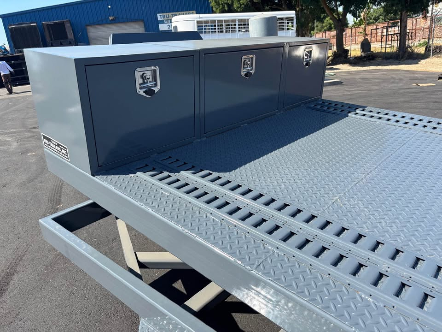 New 2025 TRU 7'x24' Custom Power Tilt Car Trailer 10k