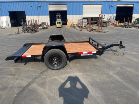 New 2025 Iron Panther 5.5'x10' Tilt Car / Racing Trailer