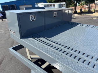 New 2025 TRU 7'x24' Custom Power Tilt Car Trailer 10k