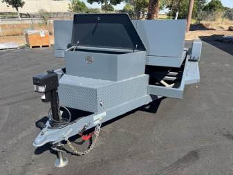 New 2025 TRU 7'x24' Custom Power Tilt Car Trailer 10k