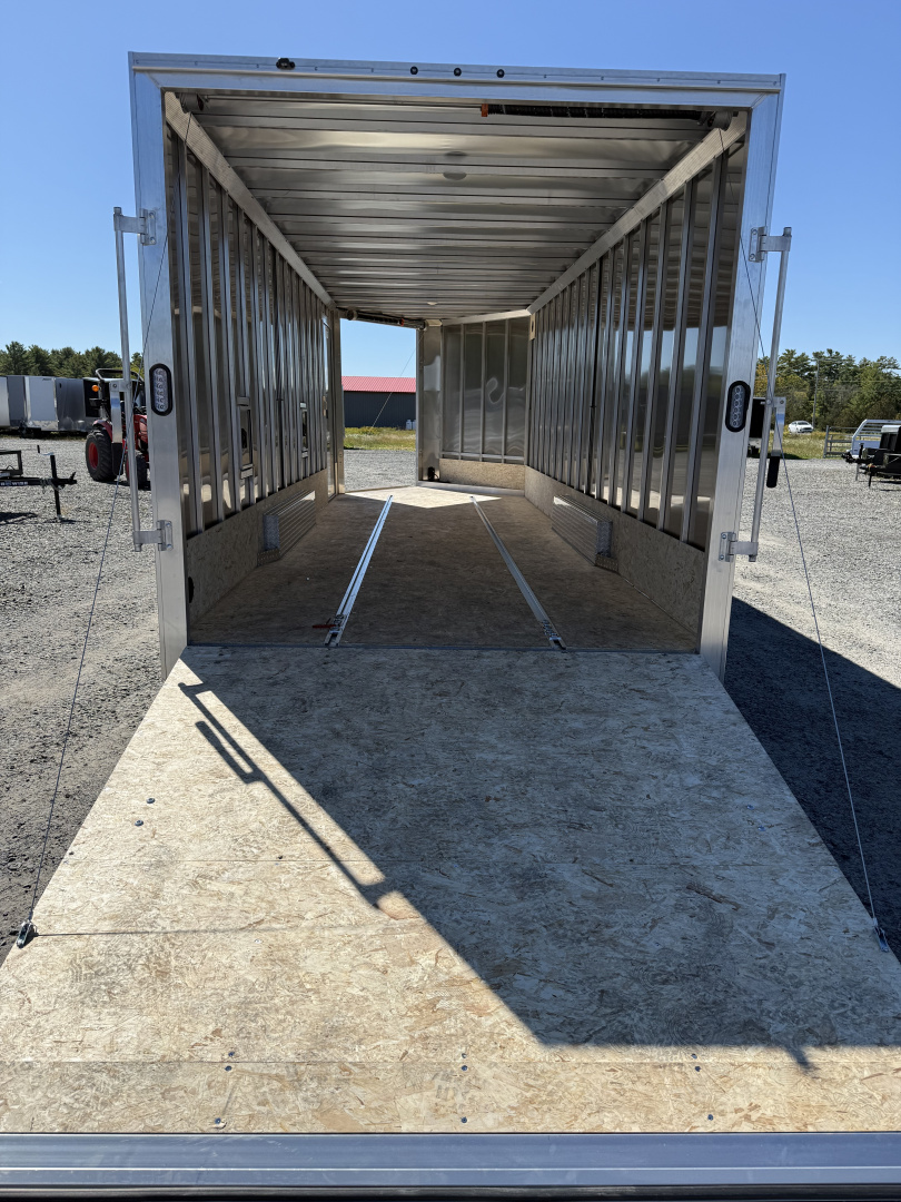 New 2026 ALCOM 7.5 X 22 STEALTH Snowmobile Trailer