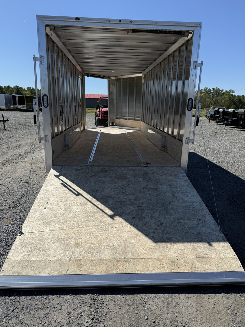 New 2026 ALCOM 7.5 X 18 STEALTH Snowmobile Trailer