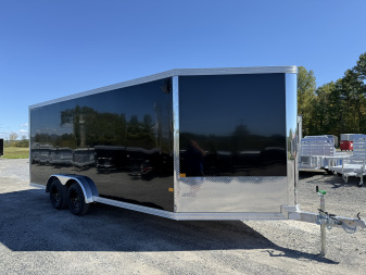 New 2026 ALCOM 7.5 X 18 STEALTH Snowmobile Trailer