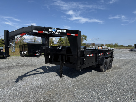 New 2026 BWISE DT714LP-LE-14 Dump Trailer