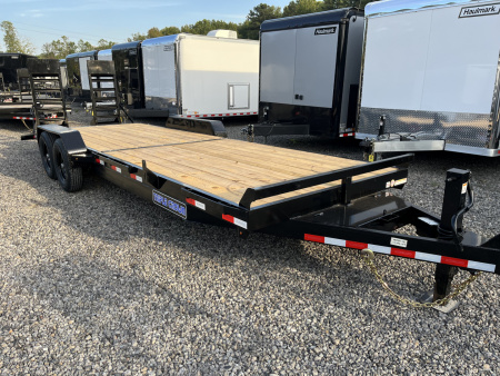 New 2026 Triple Crown 7x24 Heavy Duty Equipment Trailer, 5' Ramps, 14K GVWR