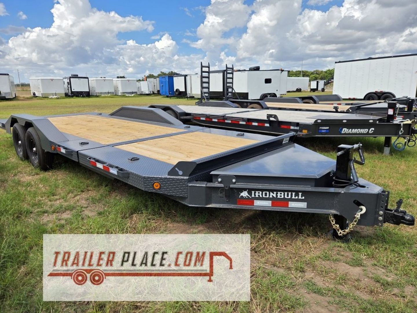 New 2026 IRON BULL 102"X22' 14K TWB TILT TRAILER