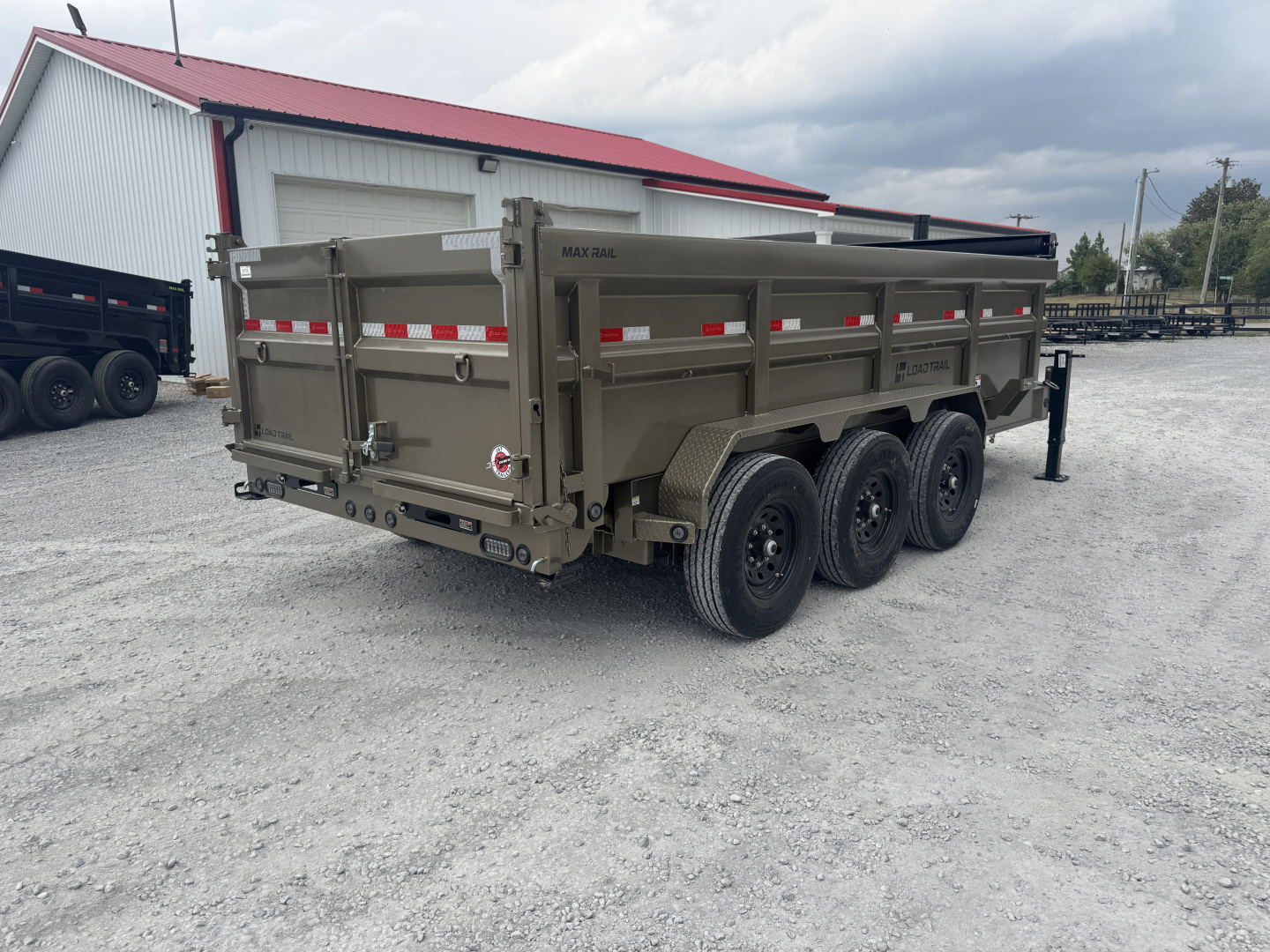 New 2026 Load Trail 83"x16' 21,000# 3' Side Telescopic Lift Dump Trailer