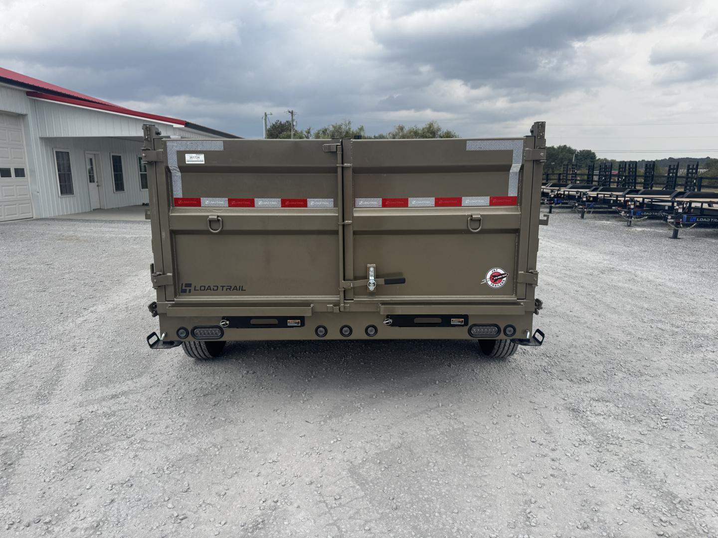 New 2026 Load Trail 83"x16' 21,000# 3' Side Telescopic Lift Dump Trailer