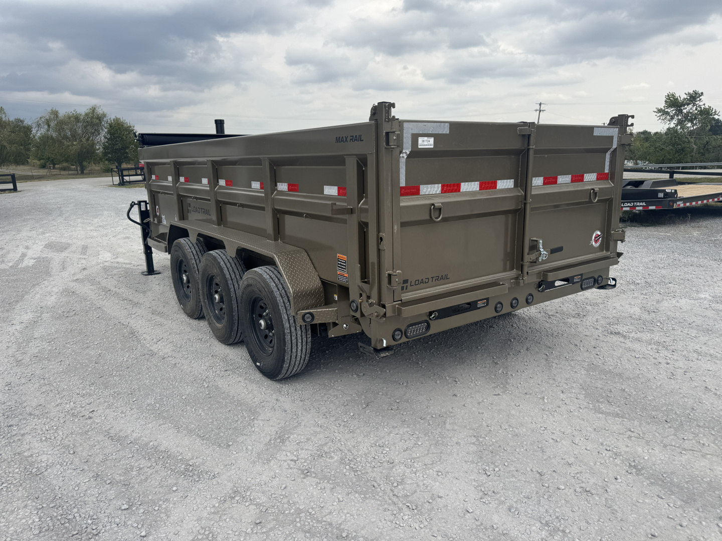 New 2026 Load Trail 83"x16' 21,000# 3' Side Telescopic Lift Dump Trailer