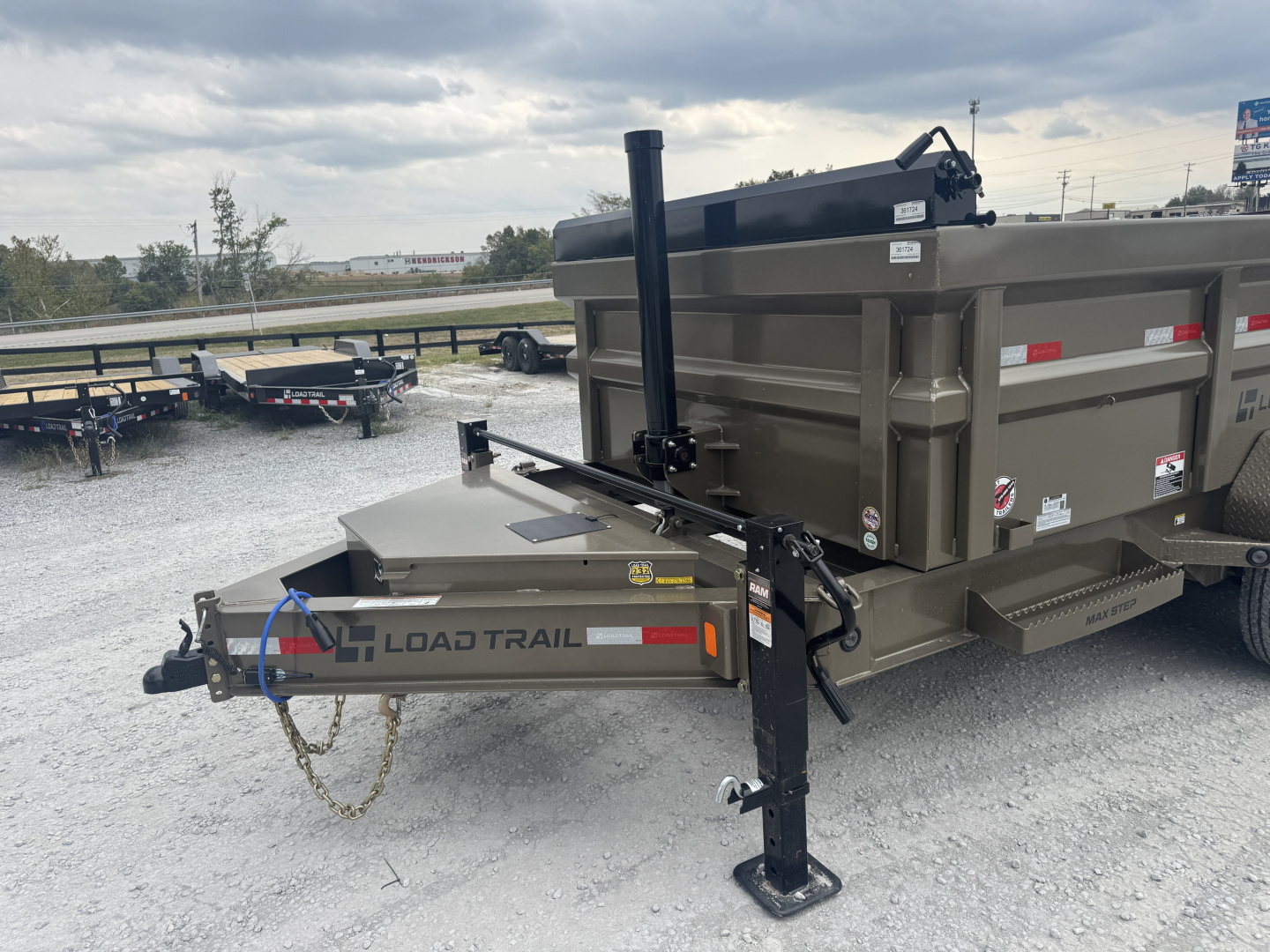 New 2026 Load Trail 83"x16' 21,000# 3' Side Telescopic Lift Dump Trailer