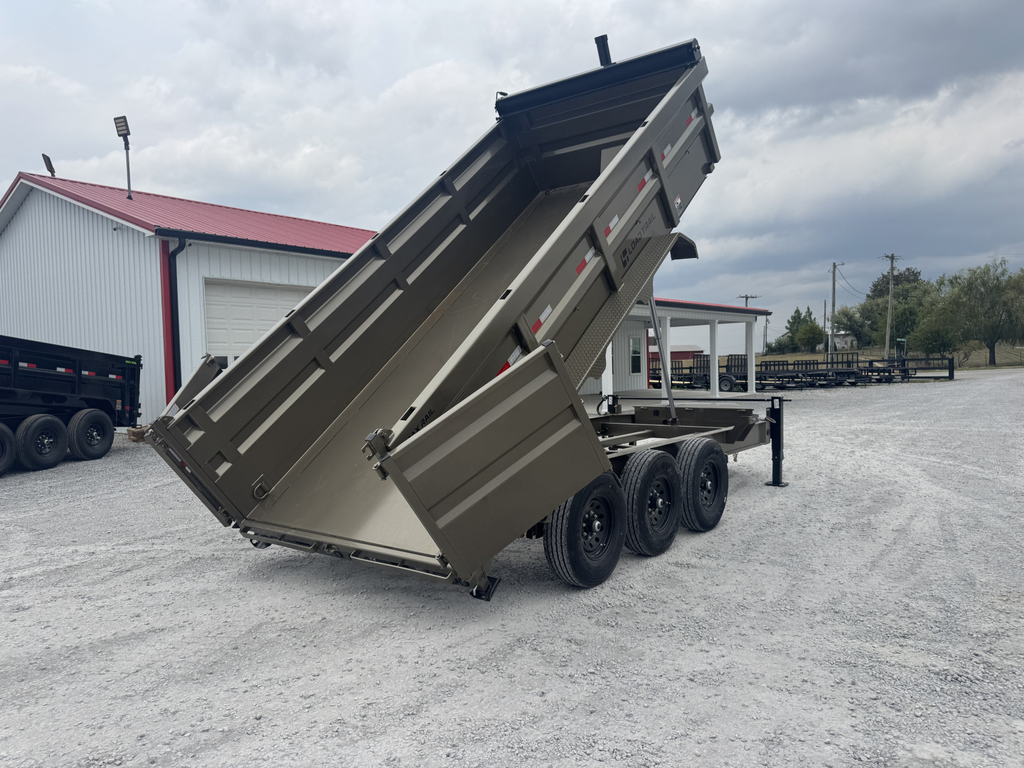 New 2026 Load Trail 83"x16' 21,000# 3' Side Telescopic Lift Dump Trailer