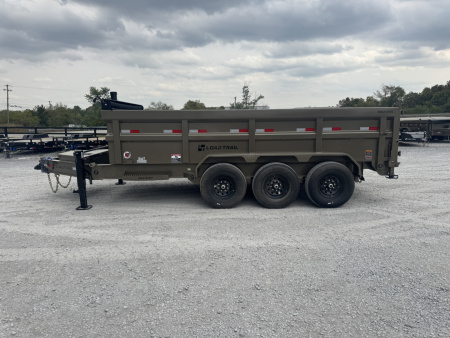 New 2026 Load Trail 83"x16' 21,000# 3' Side Telescopic Lift Dump Trailer