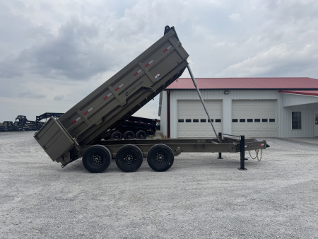 New 2026 Load Trail 83"x16' 21,000# 3' Side Telescopic Lift Dump Trailer