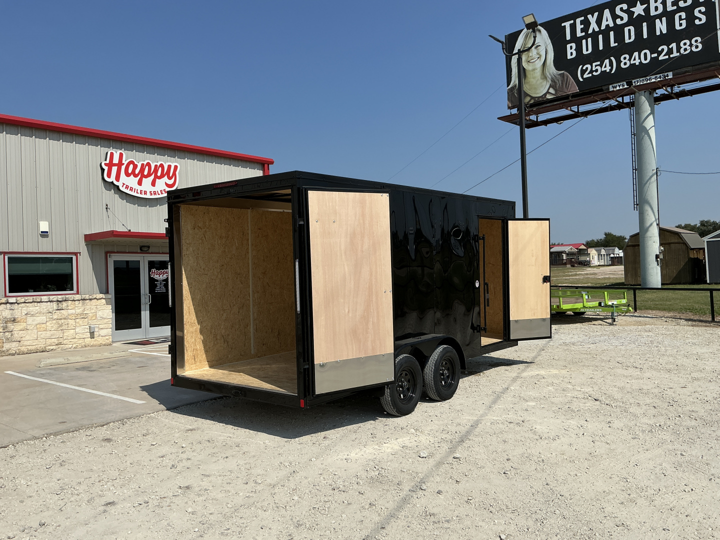 New 2026 Compass Indigo Cargo / Enclosed 2026 Compass 7'x16' Enclosed Cargo Trailer - Indigo DLX