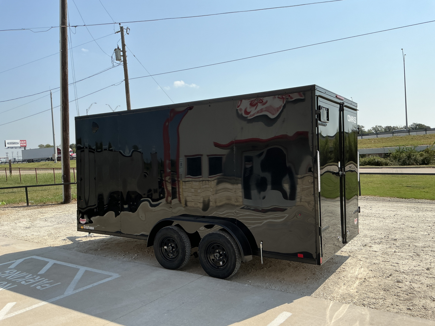 New 2026 Compass Indigo Cargo / Enclosed 2026 Compass 7'x16' Enclosed Cargo Trailer - Indigo DLX