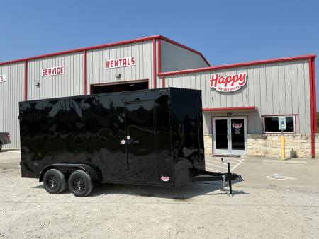 New 2026 Compass Indigo Cargo / Enclosed 2026 Compass 7'x16' Enclosed Cargo Trailer - Indigo DLX