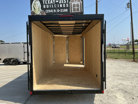 New 2026 Compass Indigo Cargo / Enclosed 2026 Compass 7'x16' Enclosed Cargo Trailer - Indigo DLX