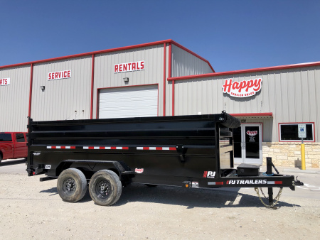 2026 PJ 83"x16' BP Tandem Axle Low Pro High Side Dump w/ 48" Sides – DM