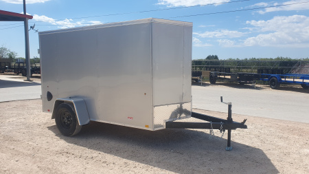 New 2026 Compass 5'x10' Enclosed Cargo Trailer - Indigo DLX