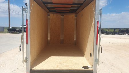 New 2026 Compass 5'x10' Enclosed Cargo Trailer - Indigo DLX