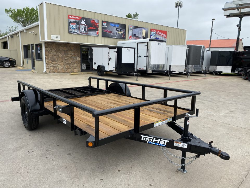New 2025 Top Hat Trailers DERBY SR PIPE - 6.5x12 DSP Utility Trailer