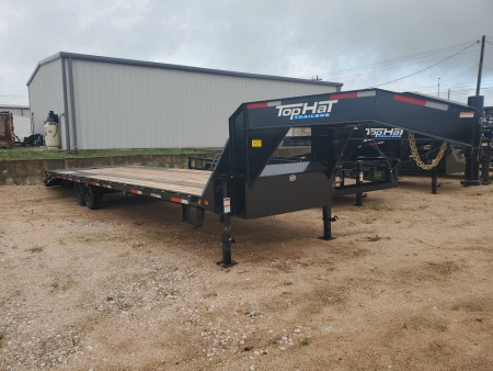 New 2025 Top Hat Trailers gn175-32x102-17.5e-h Deckover Trailer