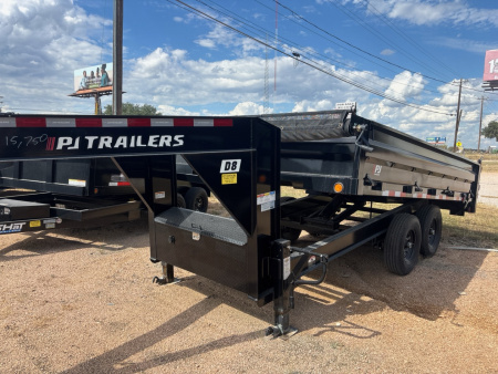 New 2024 PJ Trailers b8142 Dump Trailer