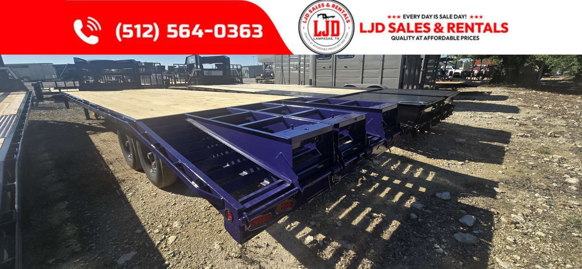 New 2025 Tiger - Gooseneck Flatbed Deckover Trailer - 16K GVWR
