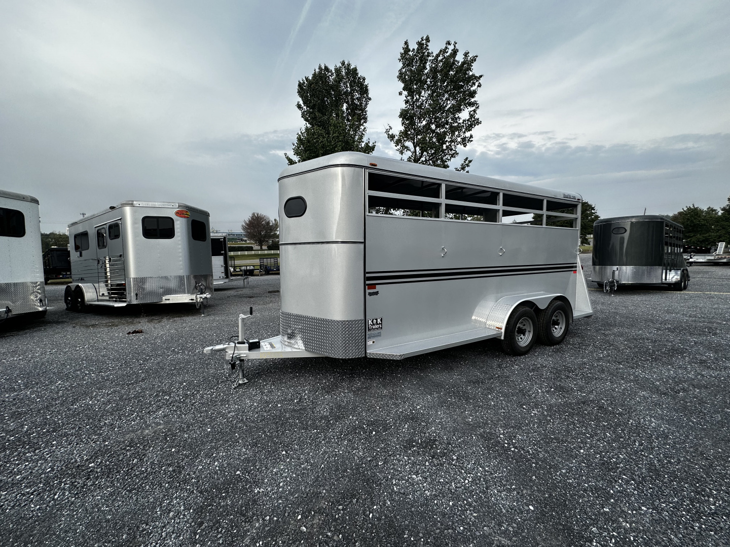 New 2026 Bee 3 Horse Slant Load Durango BP Horse Trailer