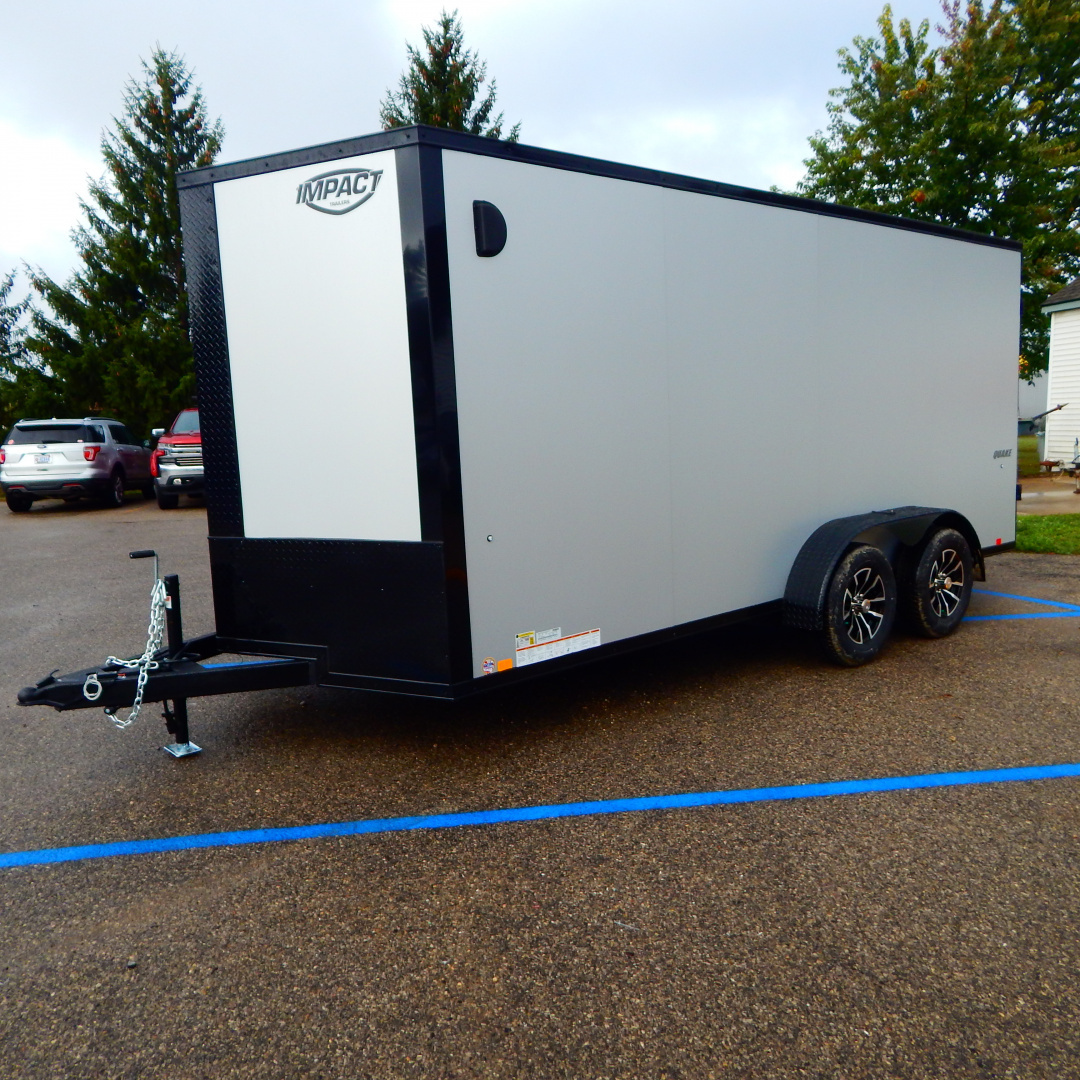 New 2025 Impact Trailers 7x16 7k Quake Cargo / Enclosed Trailer