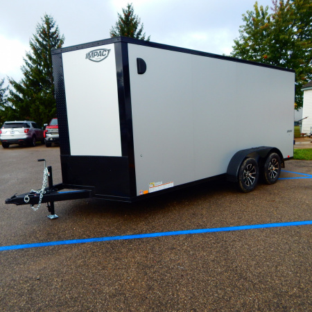 New 2025 Impact Trailers 7x16 7k Quake Cargo / Enclosed Trailer
