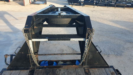 Used 2022 Top Hat 102"x40' GN Flatbed w/ Max Ramps