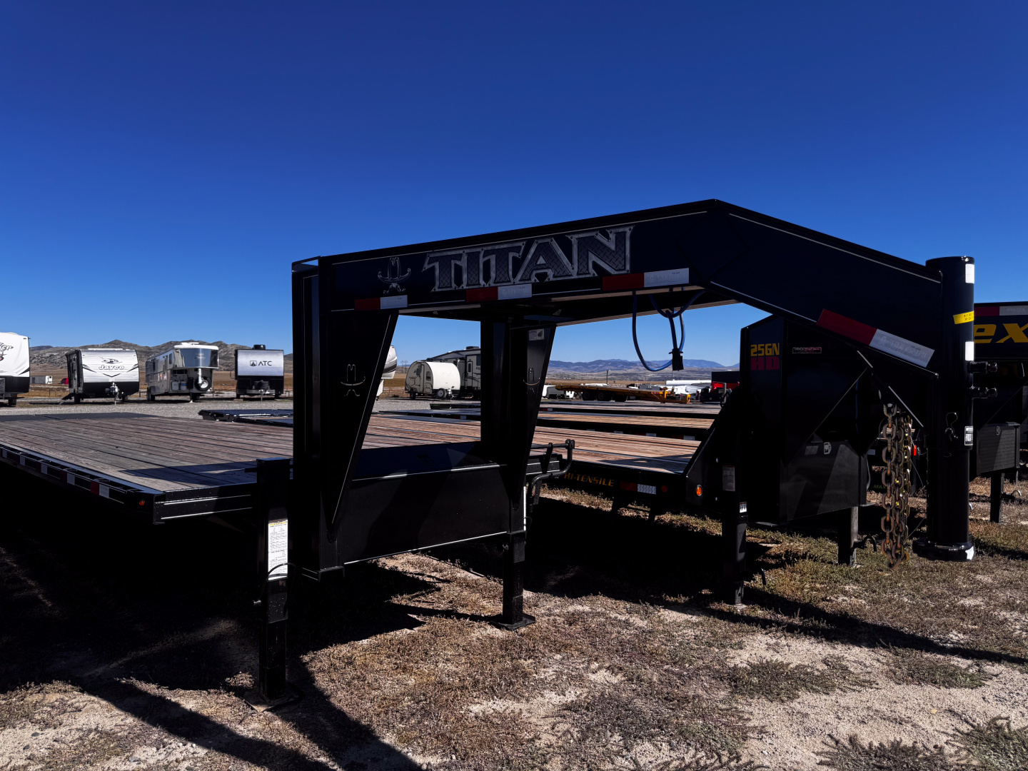 New 2025 Titan Trailer 30' WIDE GLIDE TANDEM DUAL Deckover Trailer