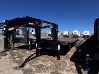 New 2025 Titan Trailer 30' WIDE GLIDE TANDEM DUAL Deckover Trailer