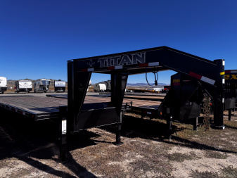 New 2025 Titan Trailer 30' WIDE GLIDE TANDEM DUAL Deckover Trailer