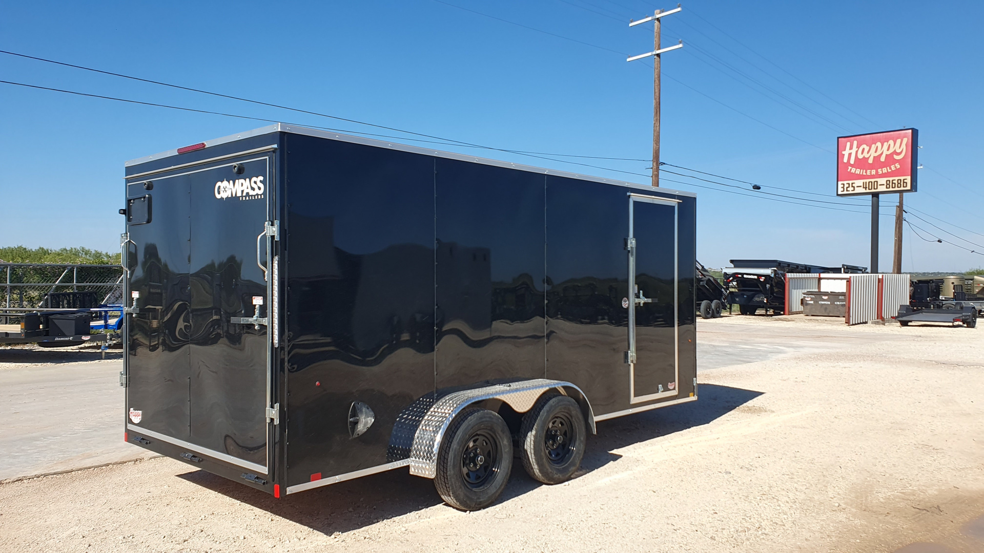 New 2026 Compass 7'x16' Enclosed Cargo Trailer - Indigo DLX