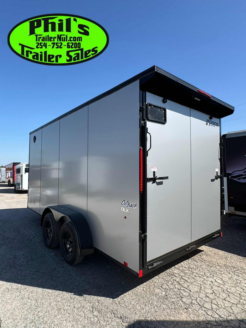 New Pace American 7X14 Cargo / Enclosed Trailer UPOGRADED SCREWLESS .080 EXTERIOR & REAR WING