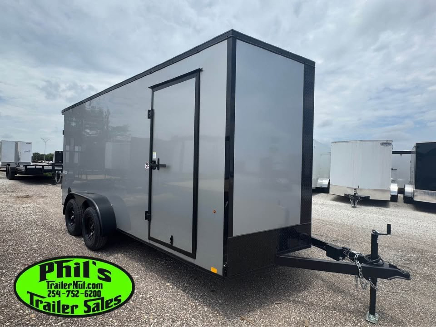 New Pace American 7X14 Cargo / Enclosed Trailer UPOGRADED SCREWLESS .080 EXTERIOR & REAR WING
