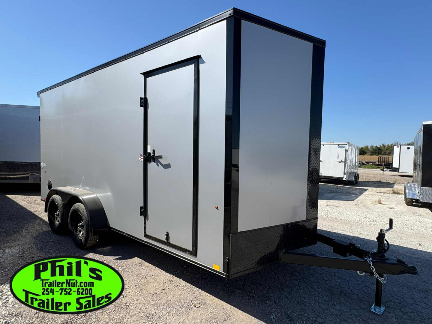 New Pace American 7X14 Cargo / Enclosed Trailer UPOGRADED SCREWLESS .080 EXTERIOR & REAR WING