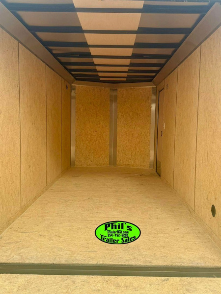 New Pace American 7X14 Cargo / Enclosed Trailer UPOGRADED SCREWLESS .080 EXTERIOR & REAR WING