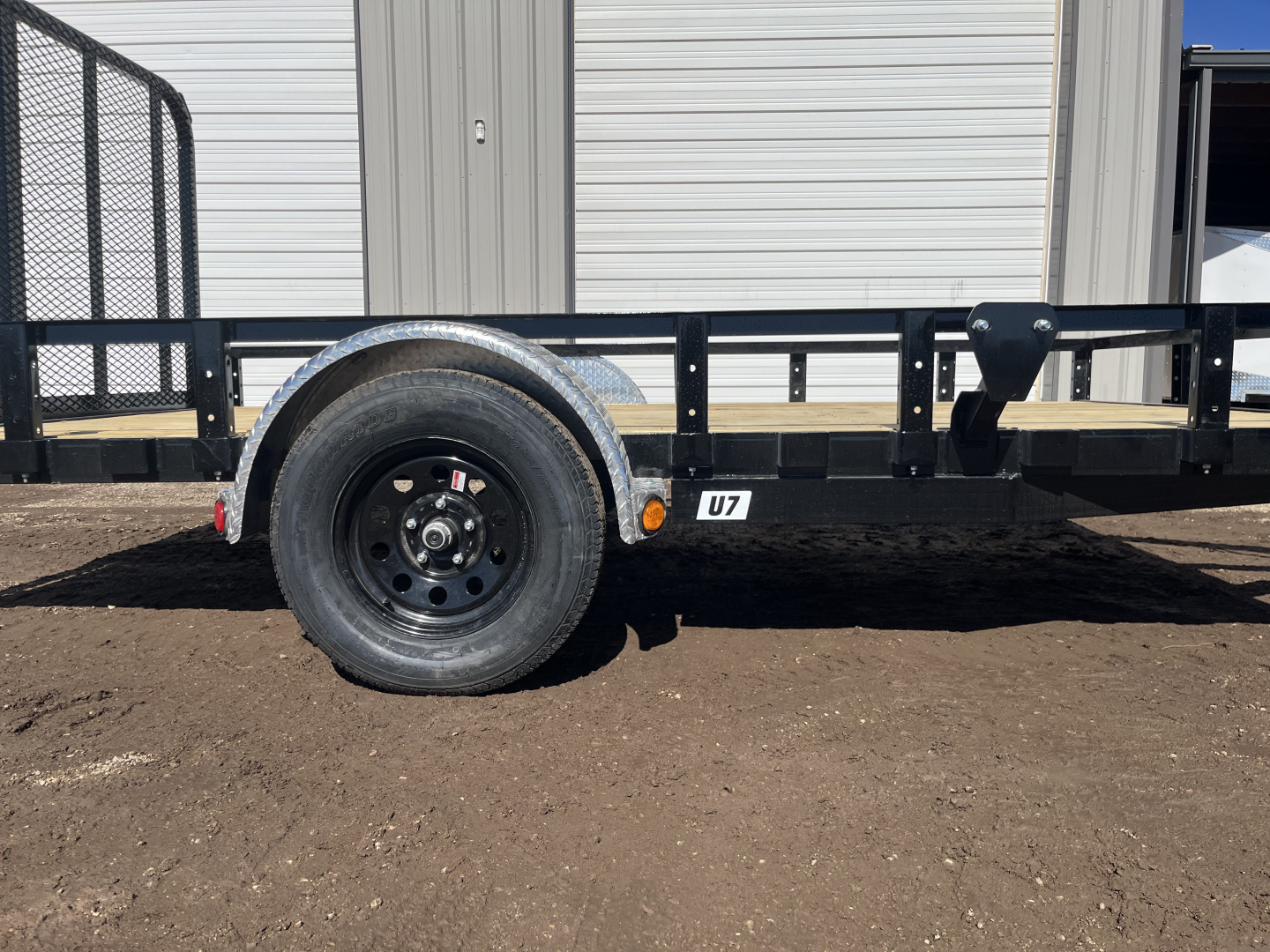 New 2026 PJ 77"x12' Single Axle Utility Trailer - U7