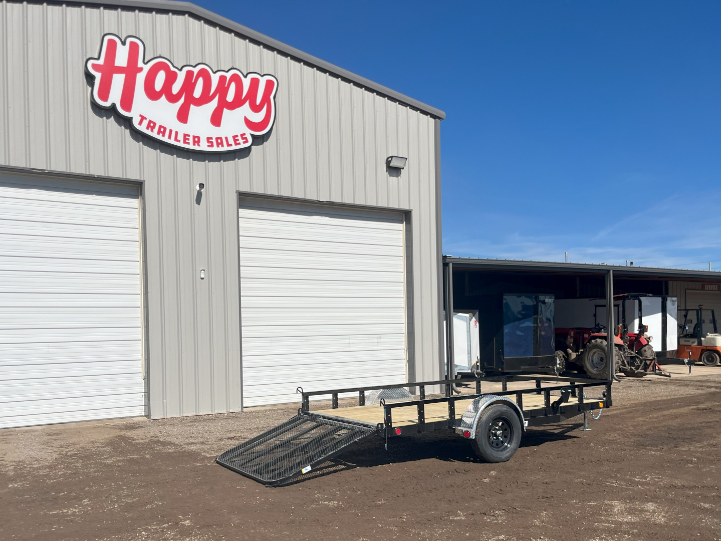 New 2026 PJ 77"x12' Single Axle Utility Trailer - U7