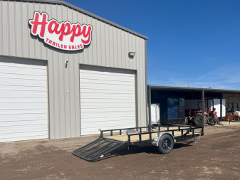 New 2026 PJ 77"x12' Single Axle Utility Trailer - U7