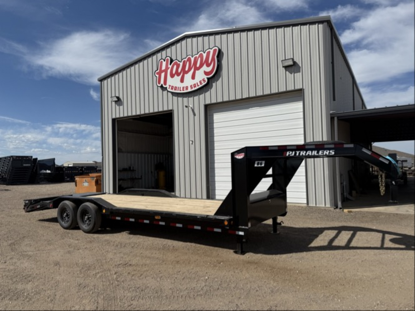 New 2026 PJ 102"x24' Gooseneck Super-Wide Equipment Trailer – B6