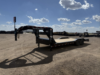 New 2026 PJ 102"x24' Gooseneck Super-Wide Equipment Trailer – B6